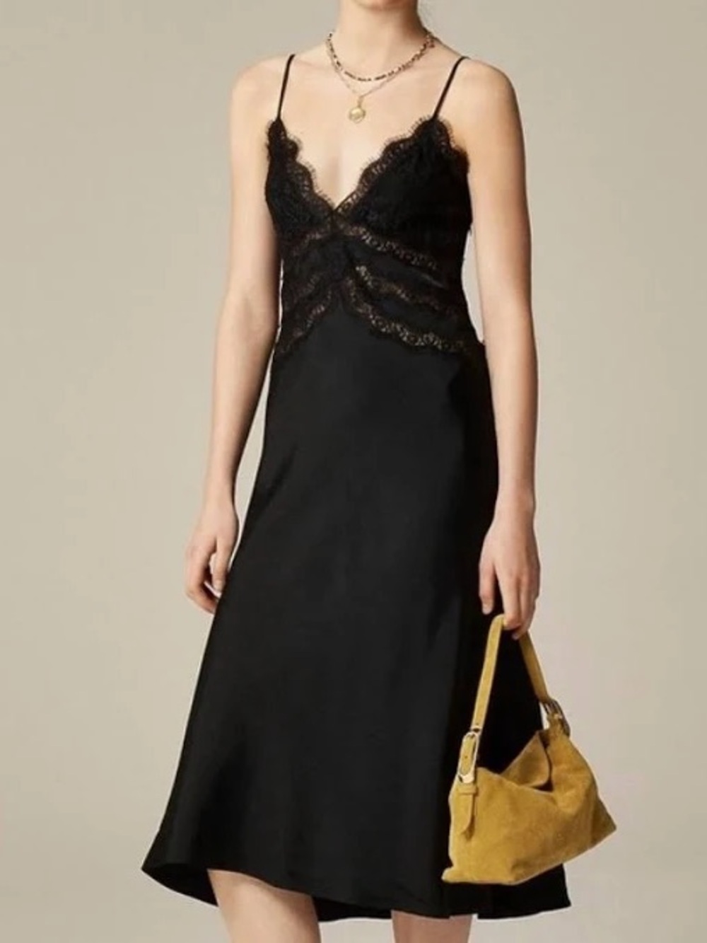 J. Crew Collection Lace Slip Dress